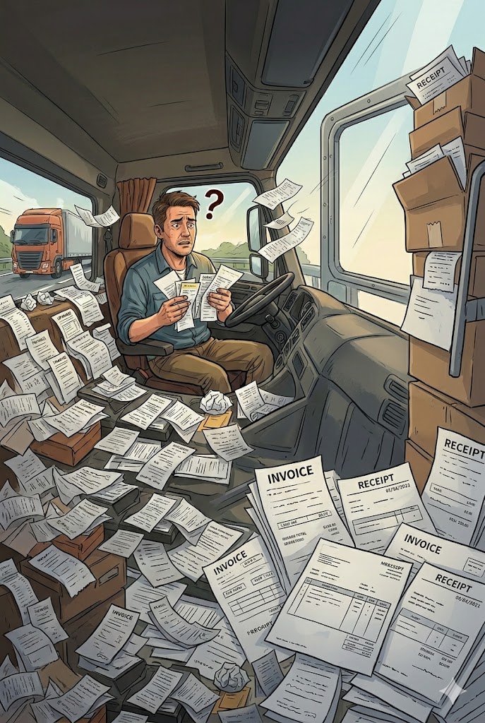 司机:跑完报销靠嘴讲,票据贴得心发慌